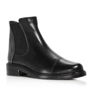 Stuart Weitzman Men’s Gobi black leather ankle boot size 10